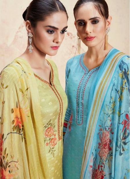 Sanna Veronica Premium Moda Silk Buti With Digital Print Work Designer Salwar Suit Colections